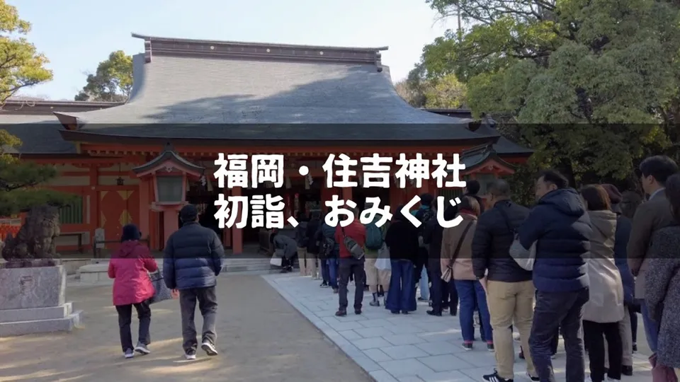 【2020年】福岡・住吉神社に初詣に行ってきました。おみくじも色々。